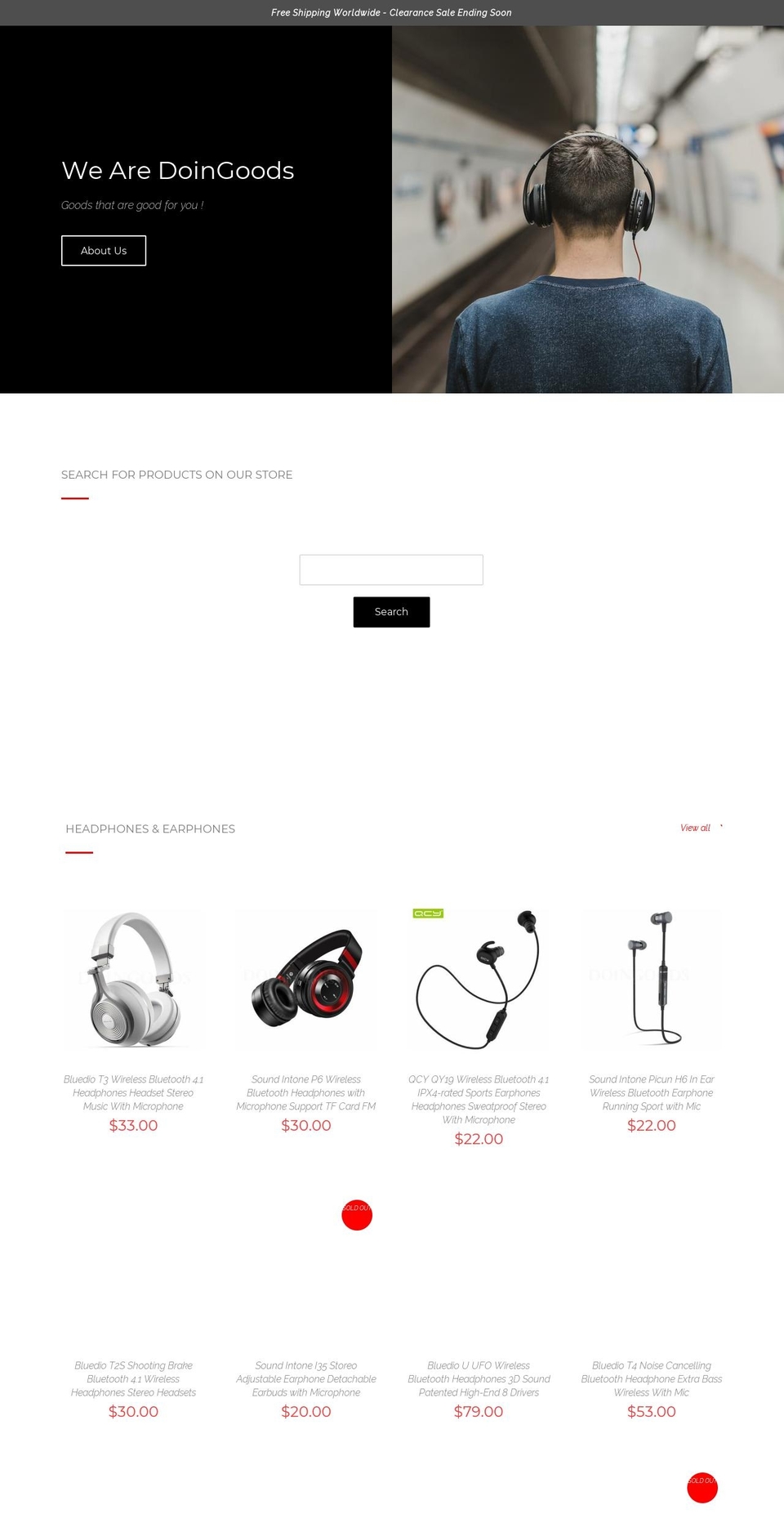 doingoods.net shopify website screenshot