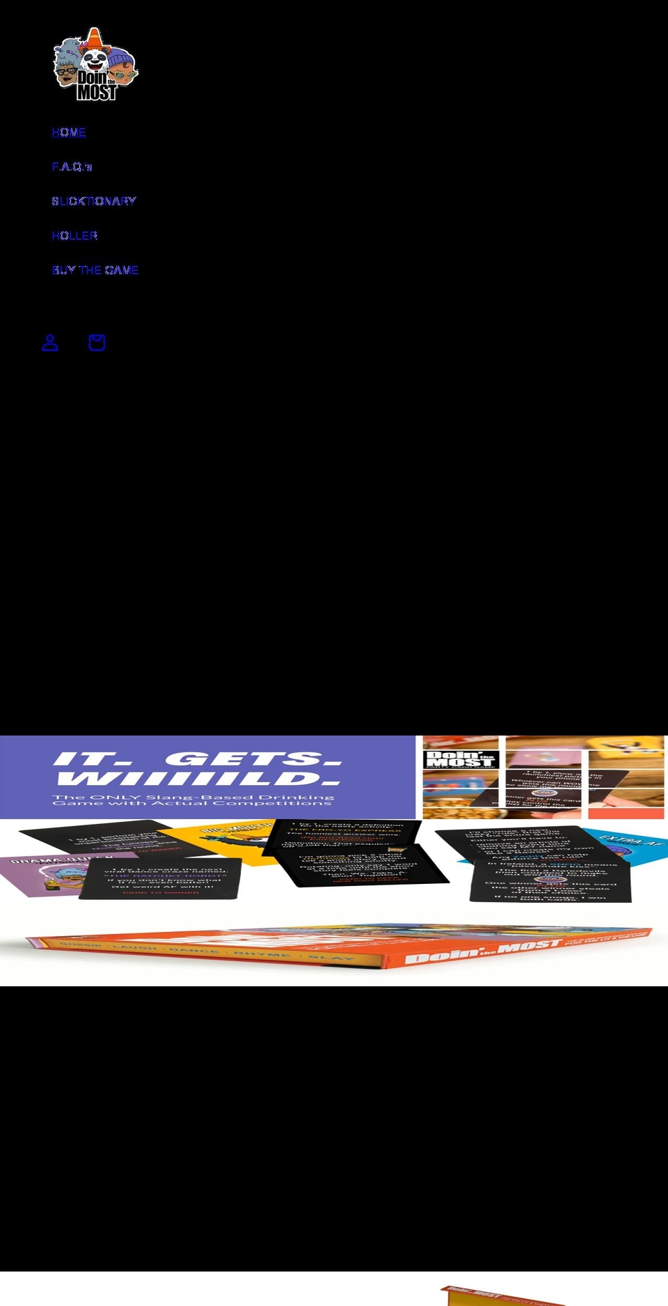 dointhemostgame.com shopify website screenshot