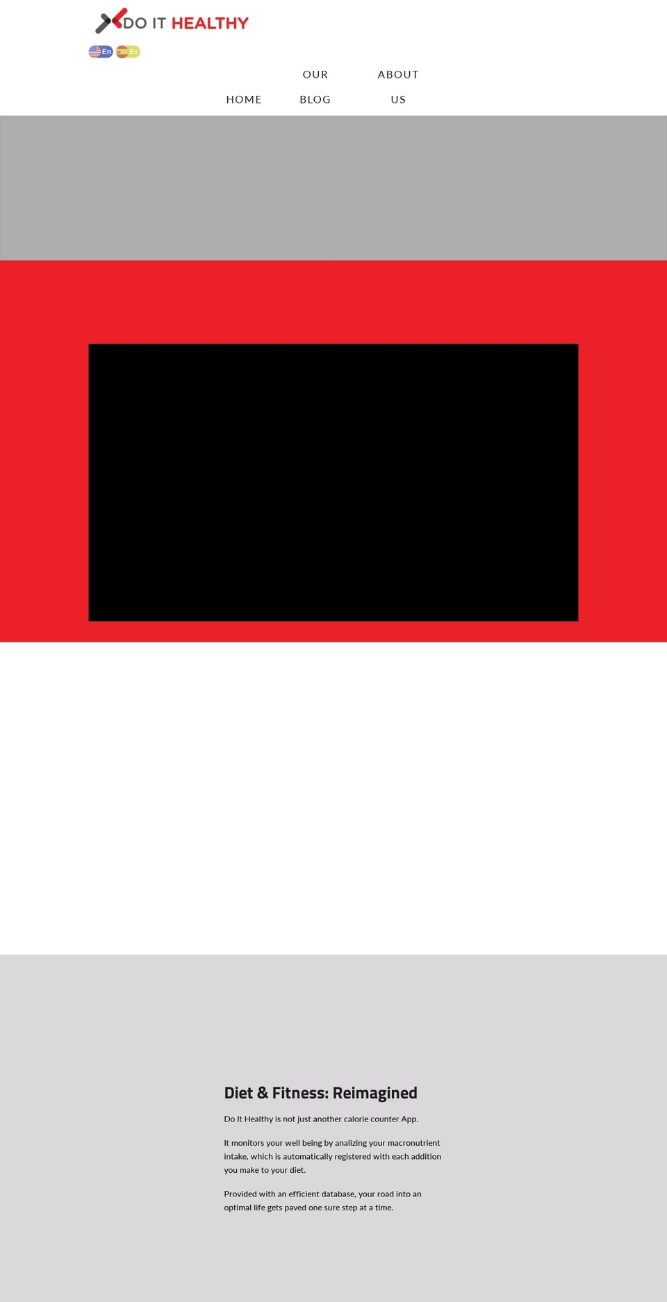 doithealthyapp.com — Shopify storefront screenshot