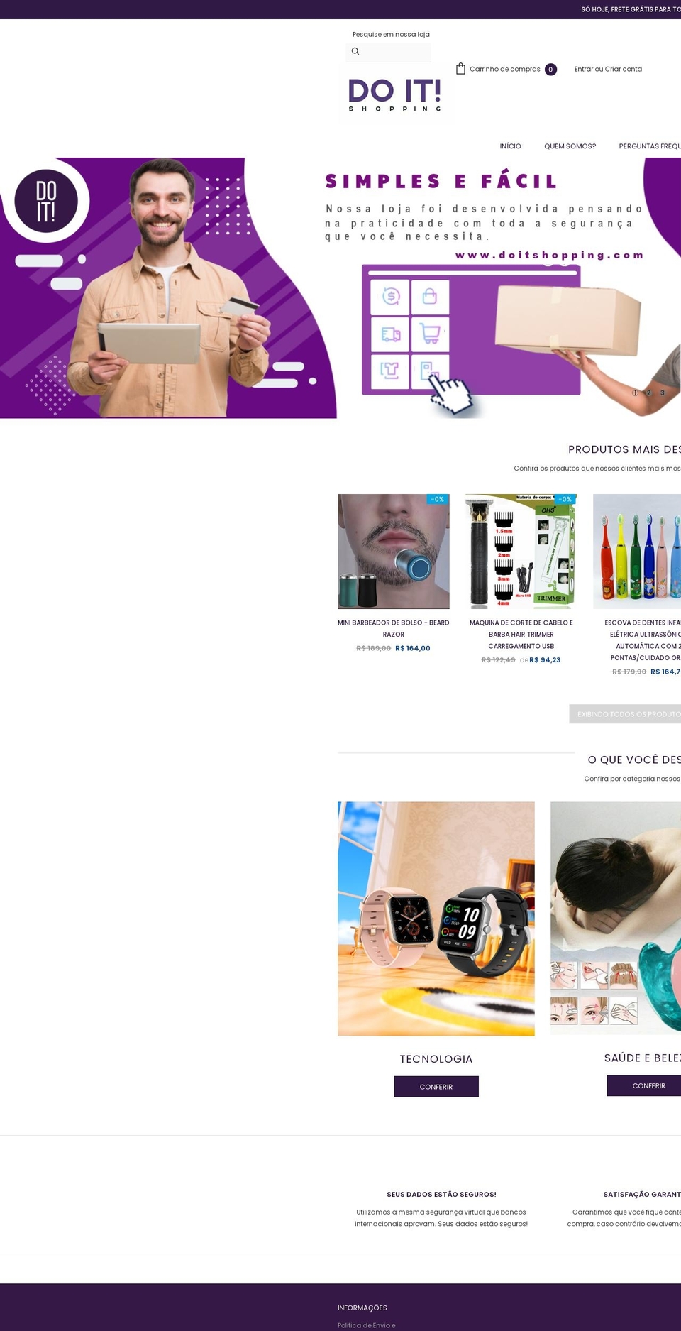 doitshopping.com shopify website screenshot