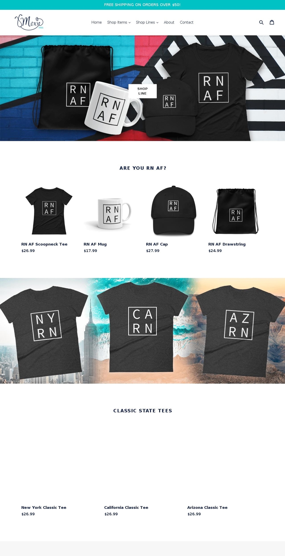 doitwithmoxie.com — Shopify storefront screenshot