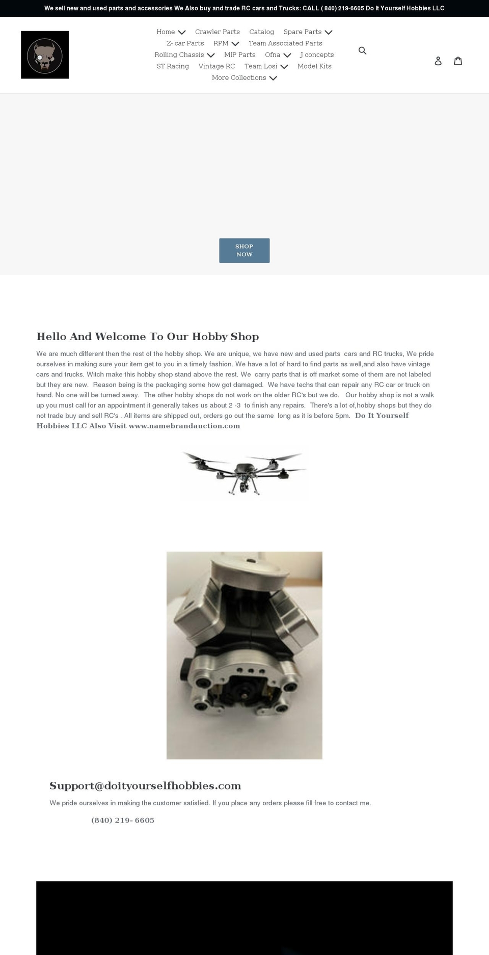 doityourselfhobbies.com shopify website screenshot