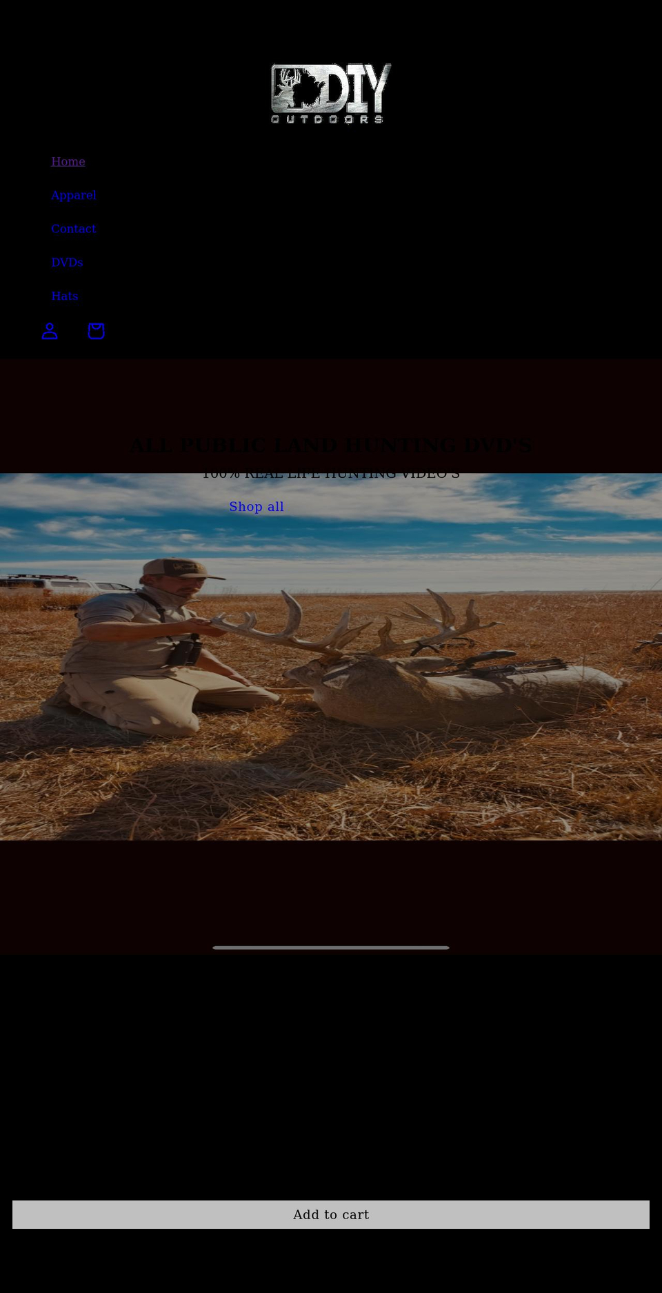 doityourselfoutdoors.com shopify website screenshot
