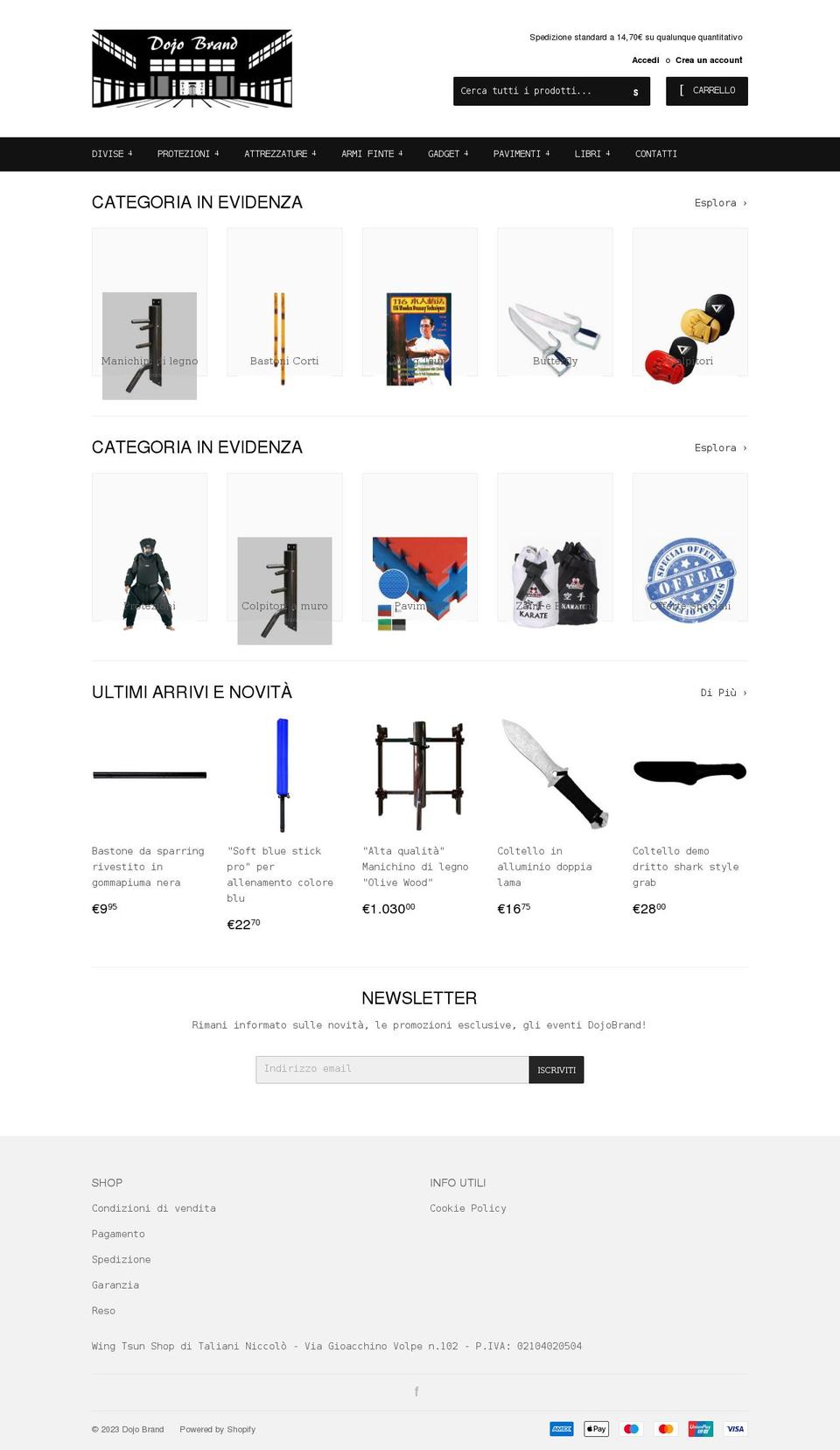 dojobrand.com shopify website screenshot