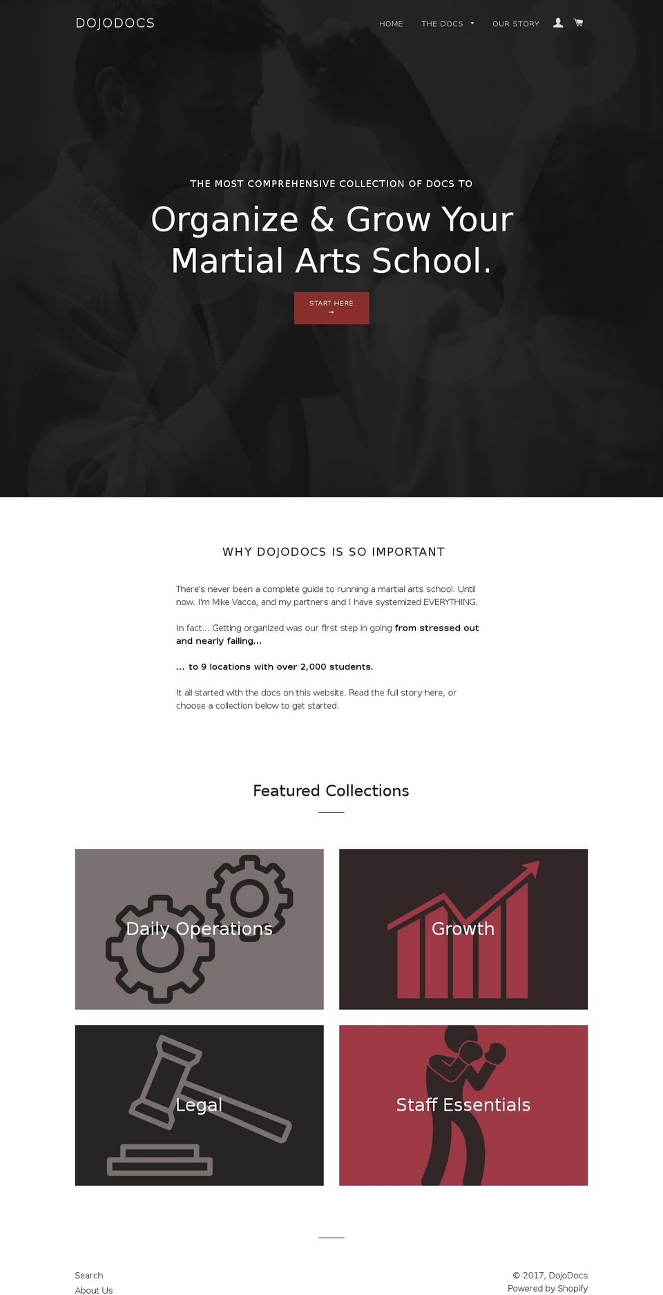 dojodocuments.com shopify website screenshot