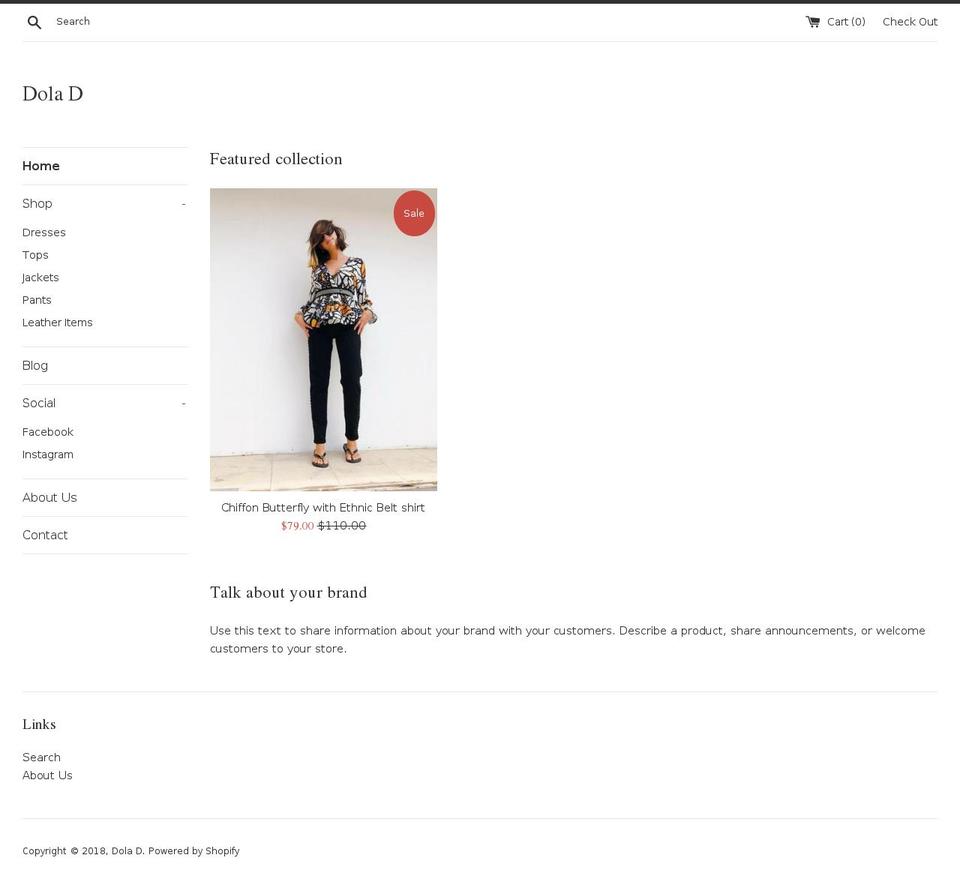 doladshop.com — Shopify storefront screenshot