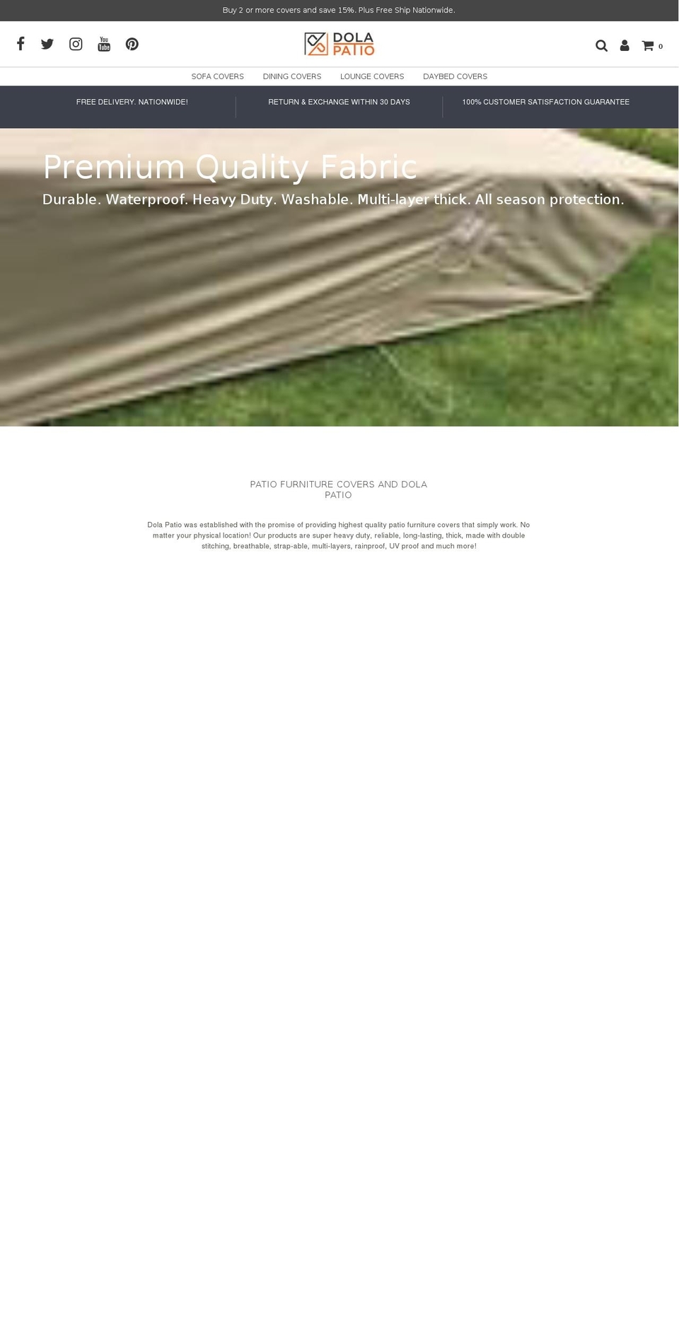 dolapatio.com shopify website screenshot