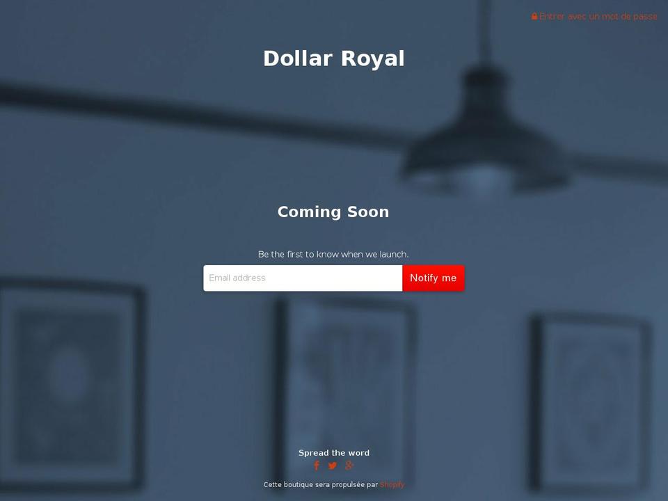 dolarroyal.ca shopify website screenshot