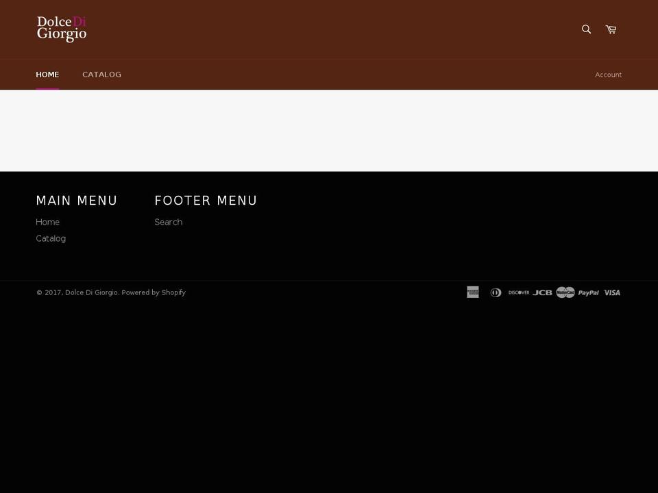 dolcedigiorgiostore.com shopify website screenshot