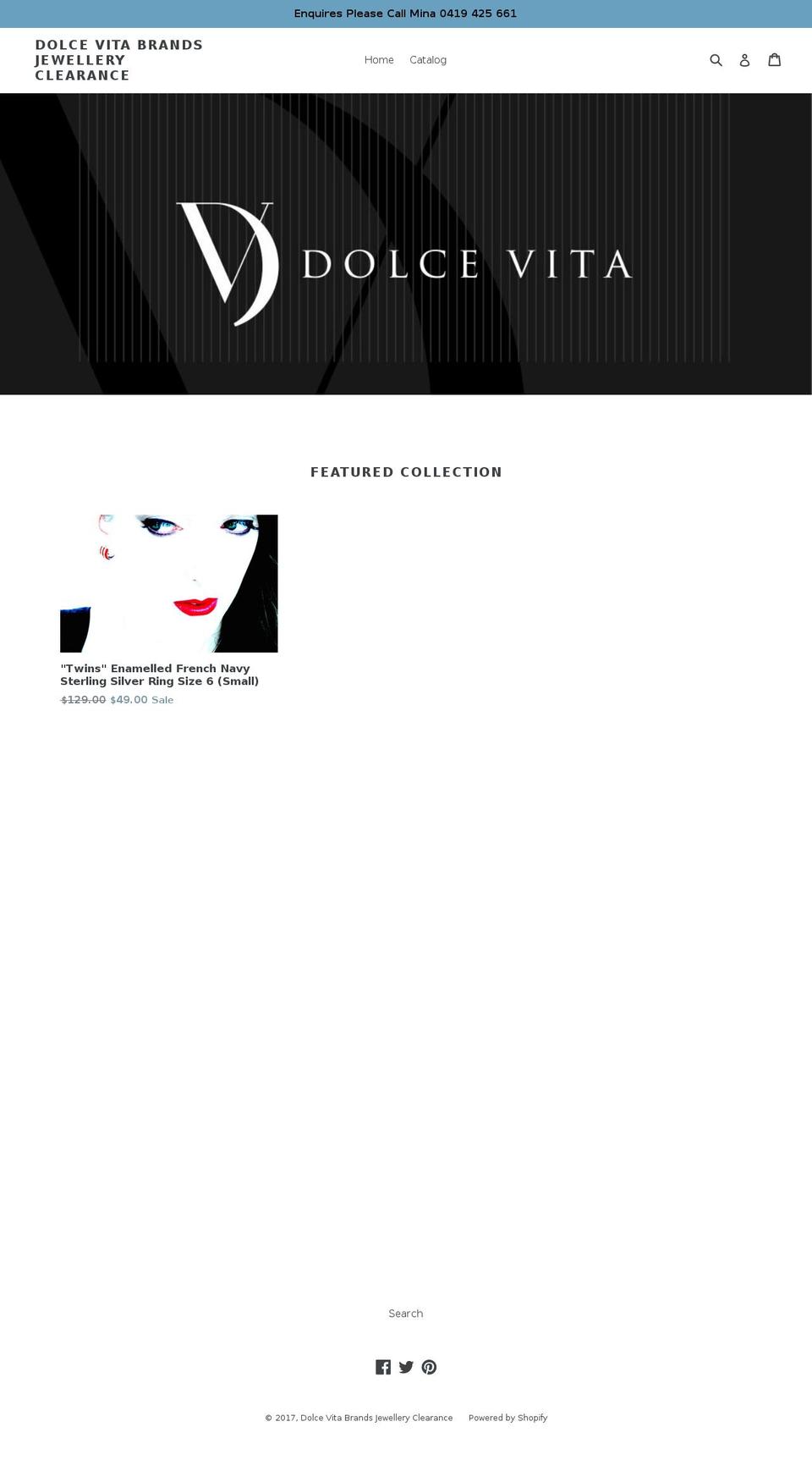 dolcevitabrands.com shopify website screenshot