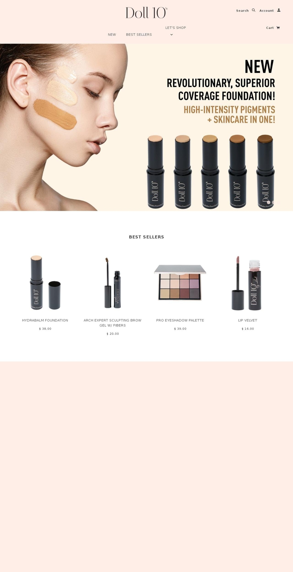 doll10.com shopify website screenshot