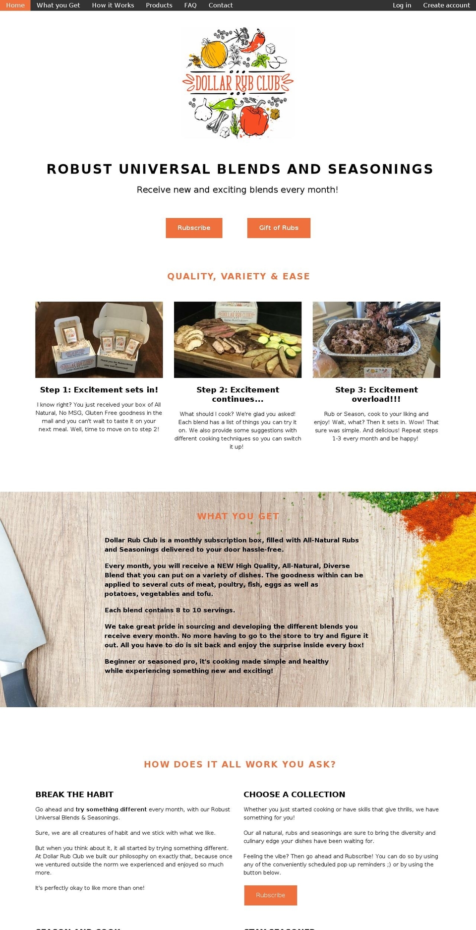 dollar-rubclub.com — Shopify storefront screenshot