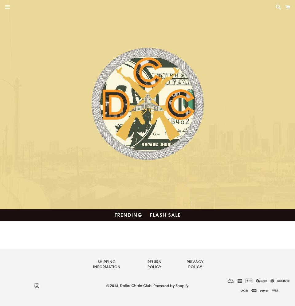 dollarchainclub.com — Shopify storefront screenshot