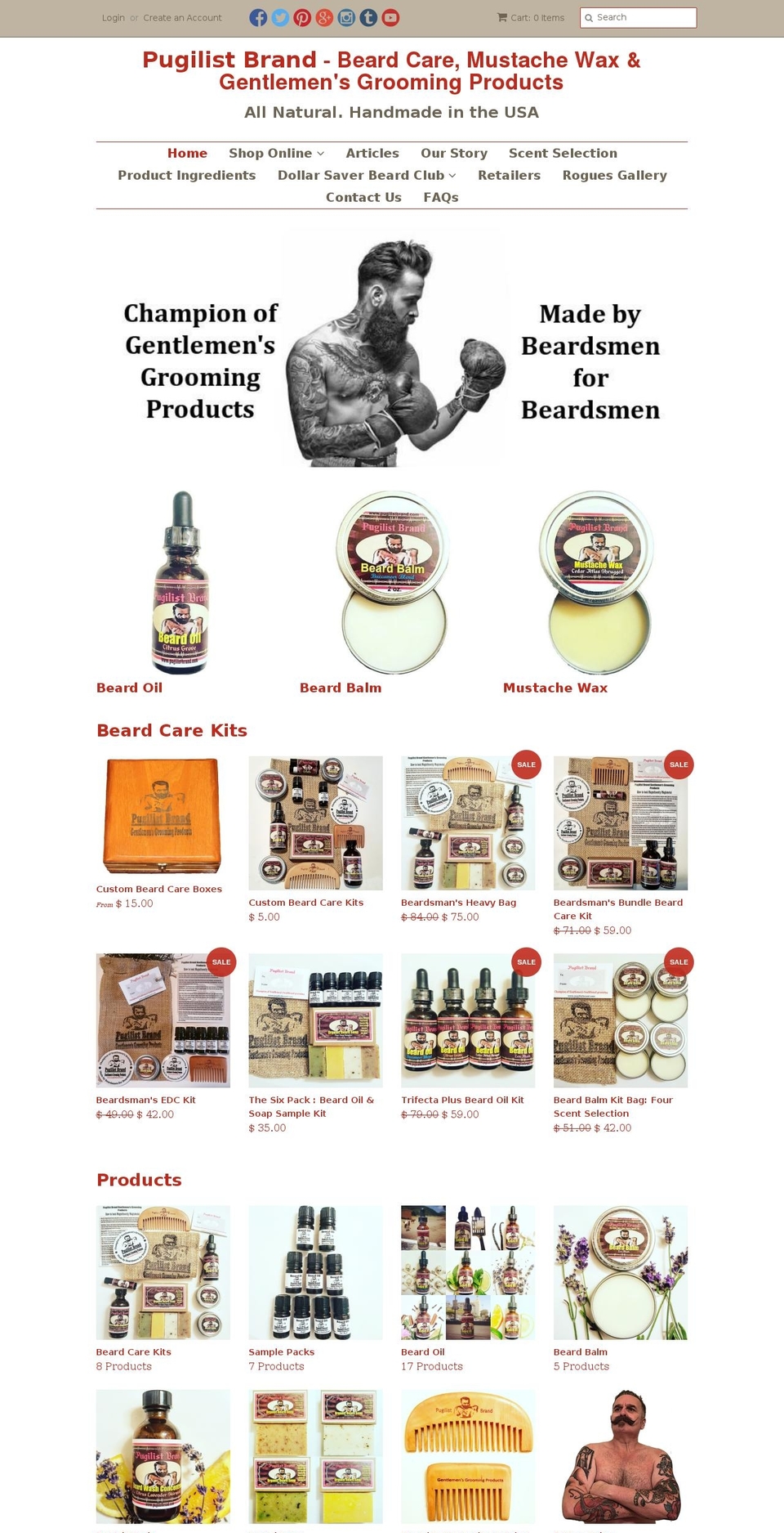 dollarsaverbeardclub.com — Shopify storefront screenshot