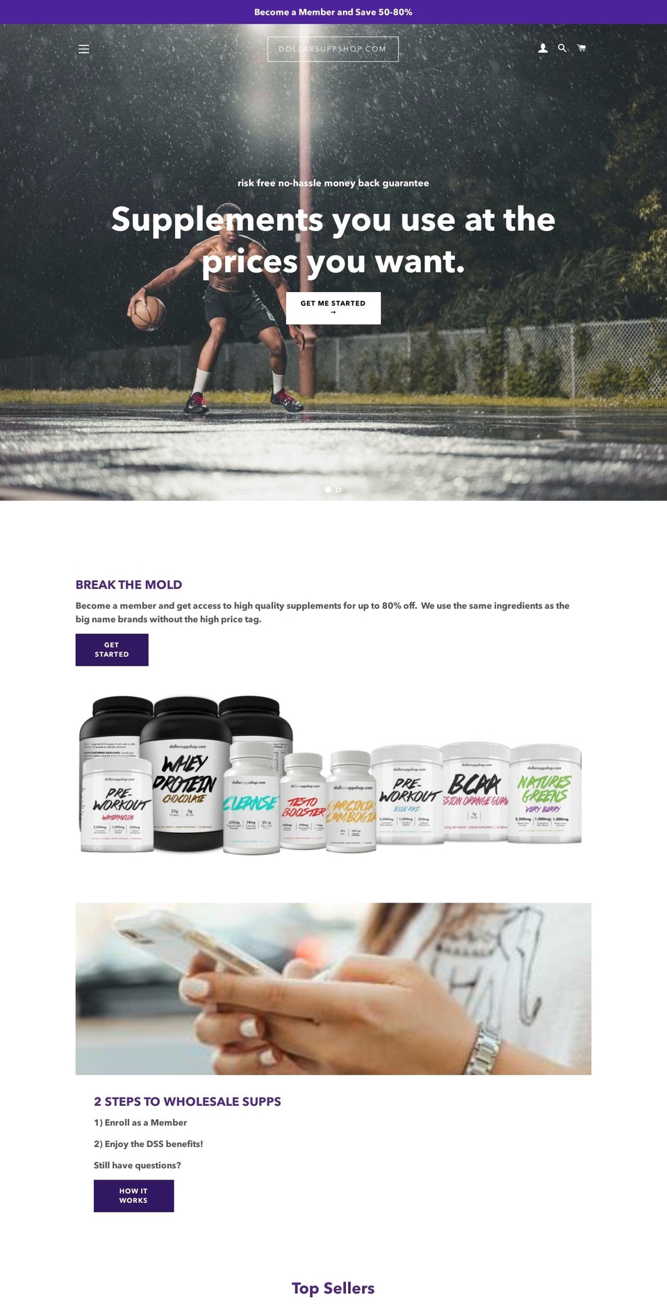 dollarsuppshop.com — Shopify storefront screenshot
