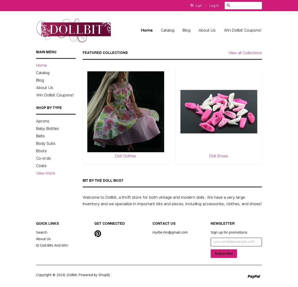 dollbit.com — Shopify storefront screenshot