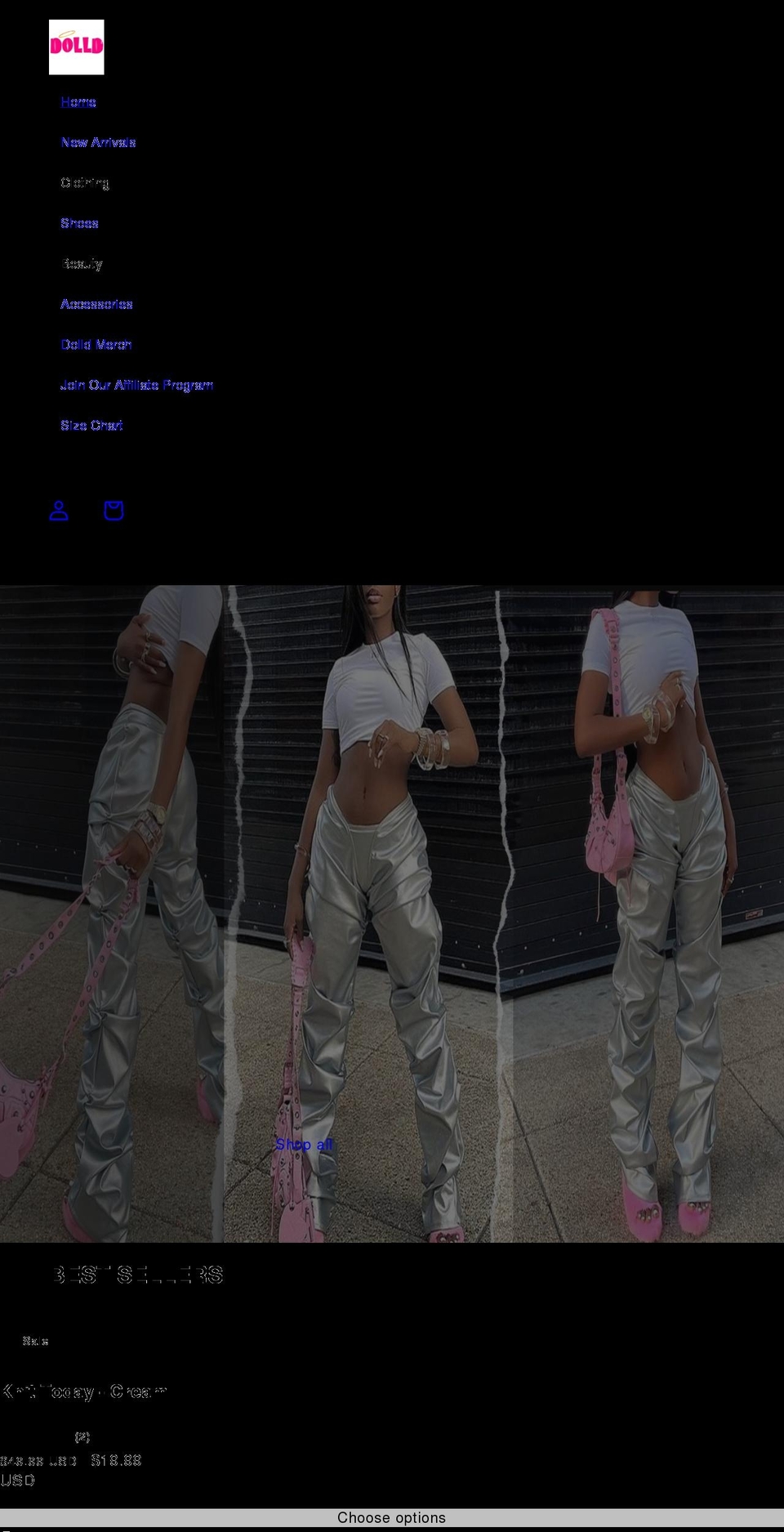 dolld.co shopify website screenshot