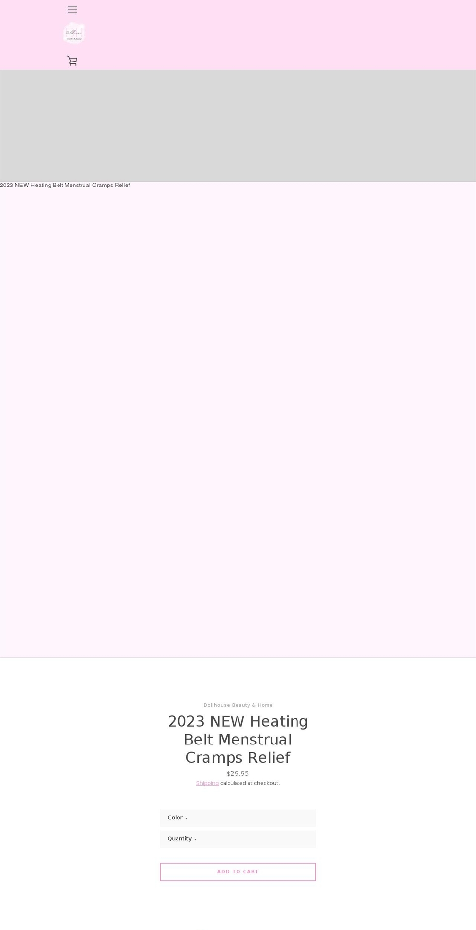 dollhouselashesandbeauty.com shopify website screenshot