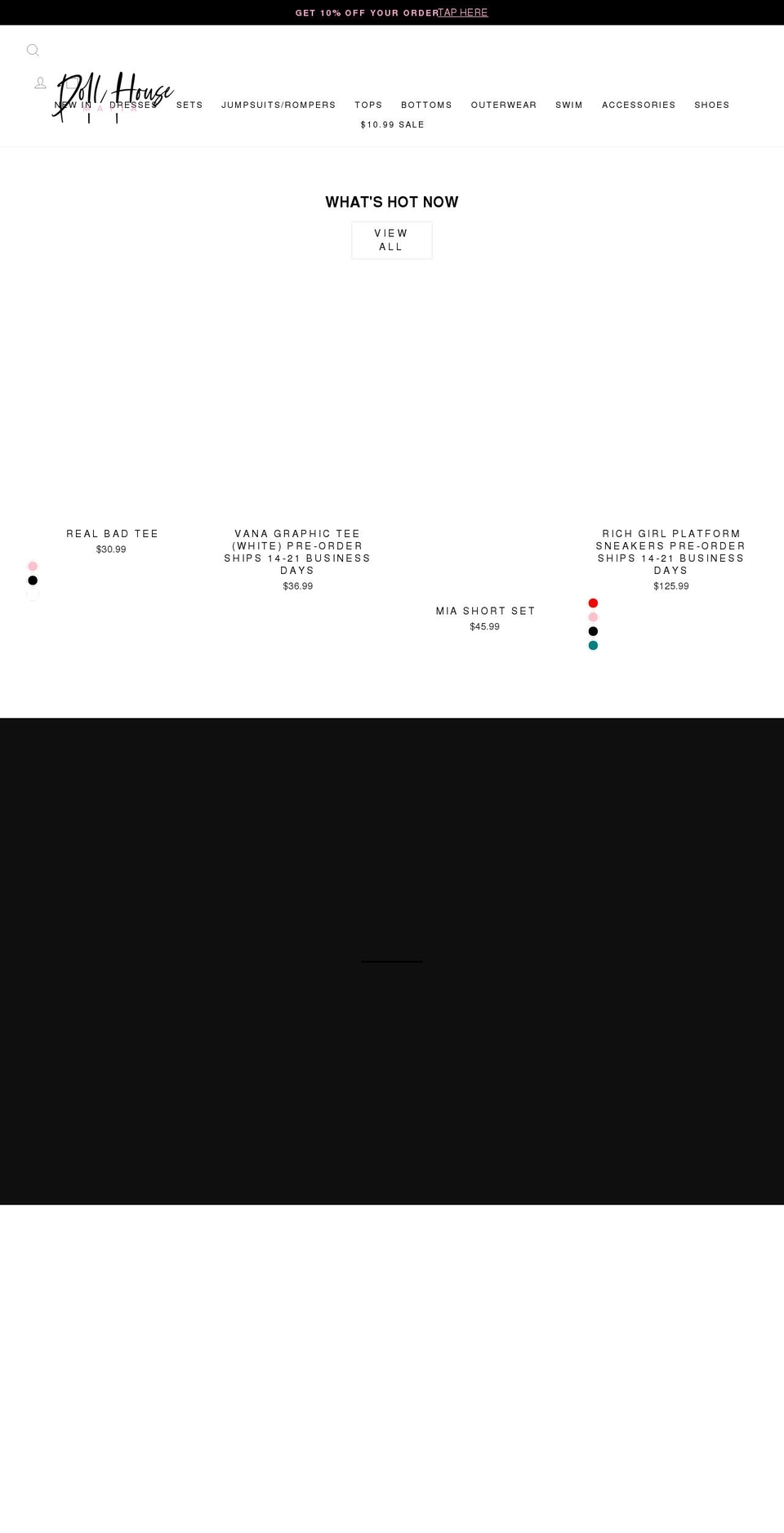 dollhousemafia.net shopify website screenshot