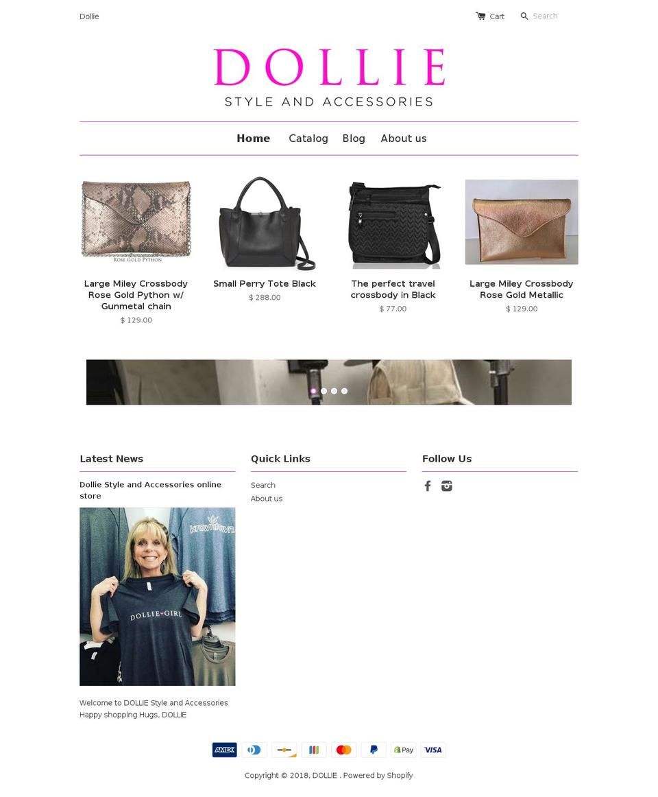 dolliestyle.com — Shopify storefront screenshot