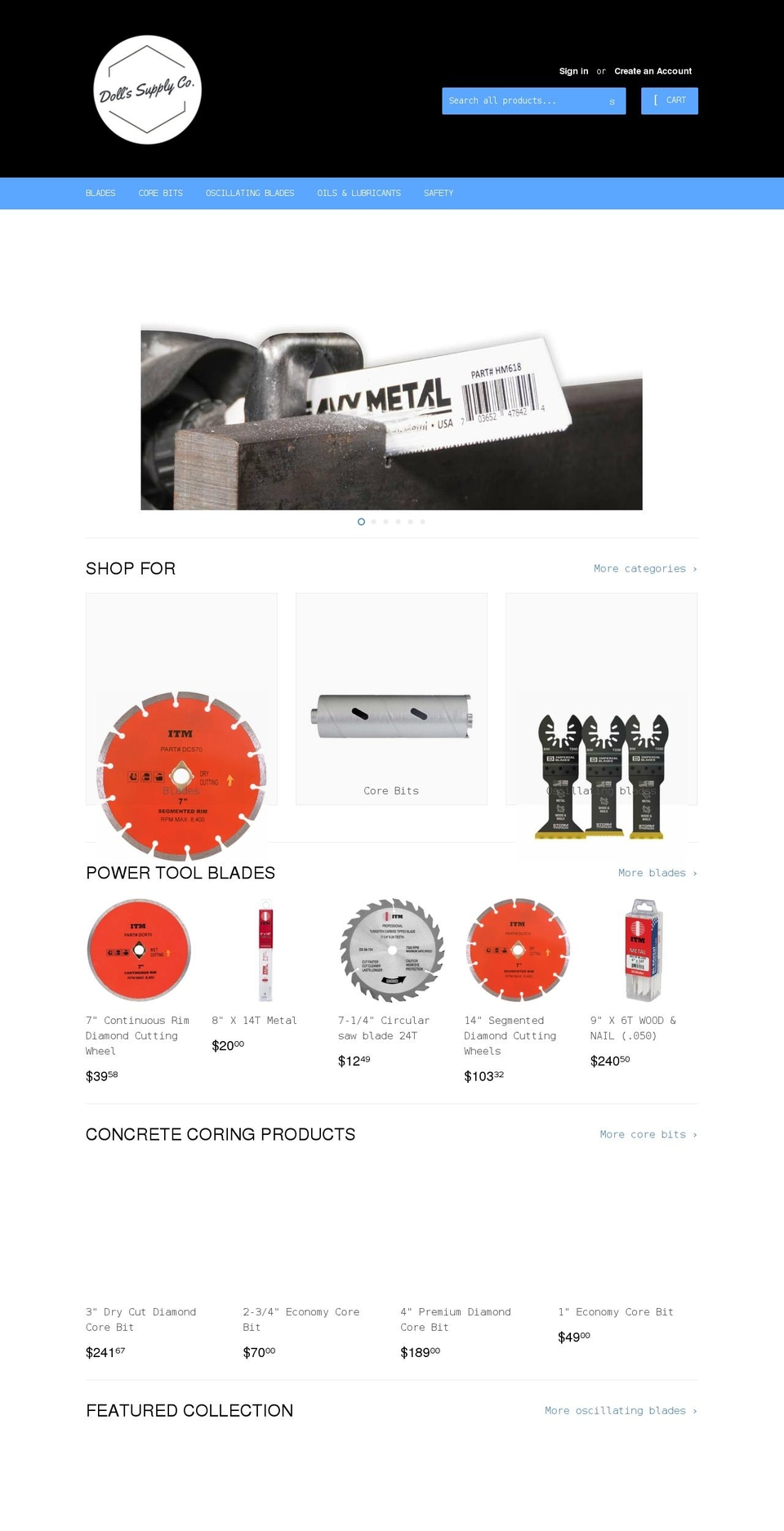 dollssupply.com shopify website screenshot