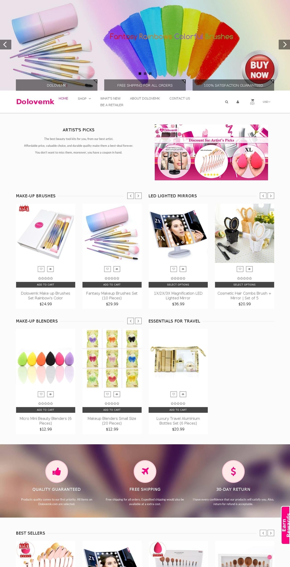 YourStore Shopify theme site example dolovemk.com