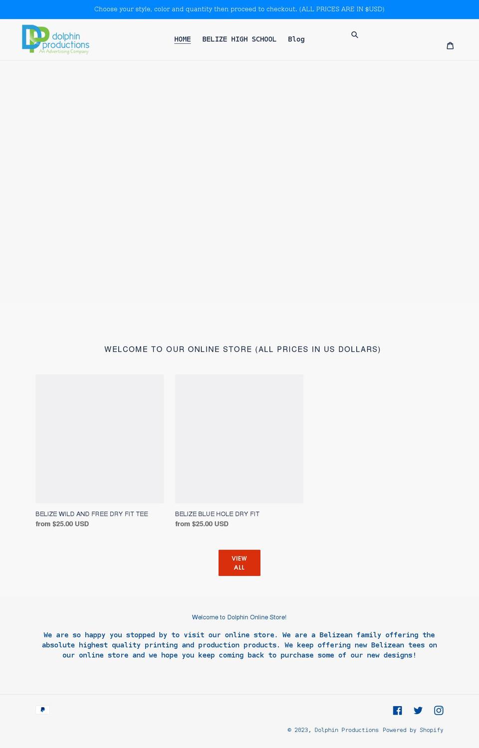 dolphinbz.shop shopify website screenshot