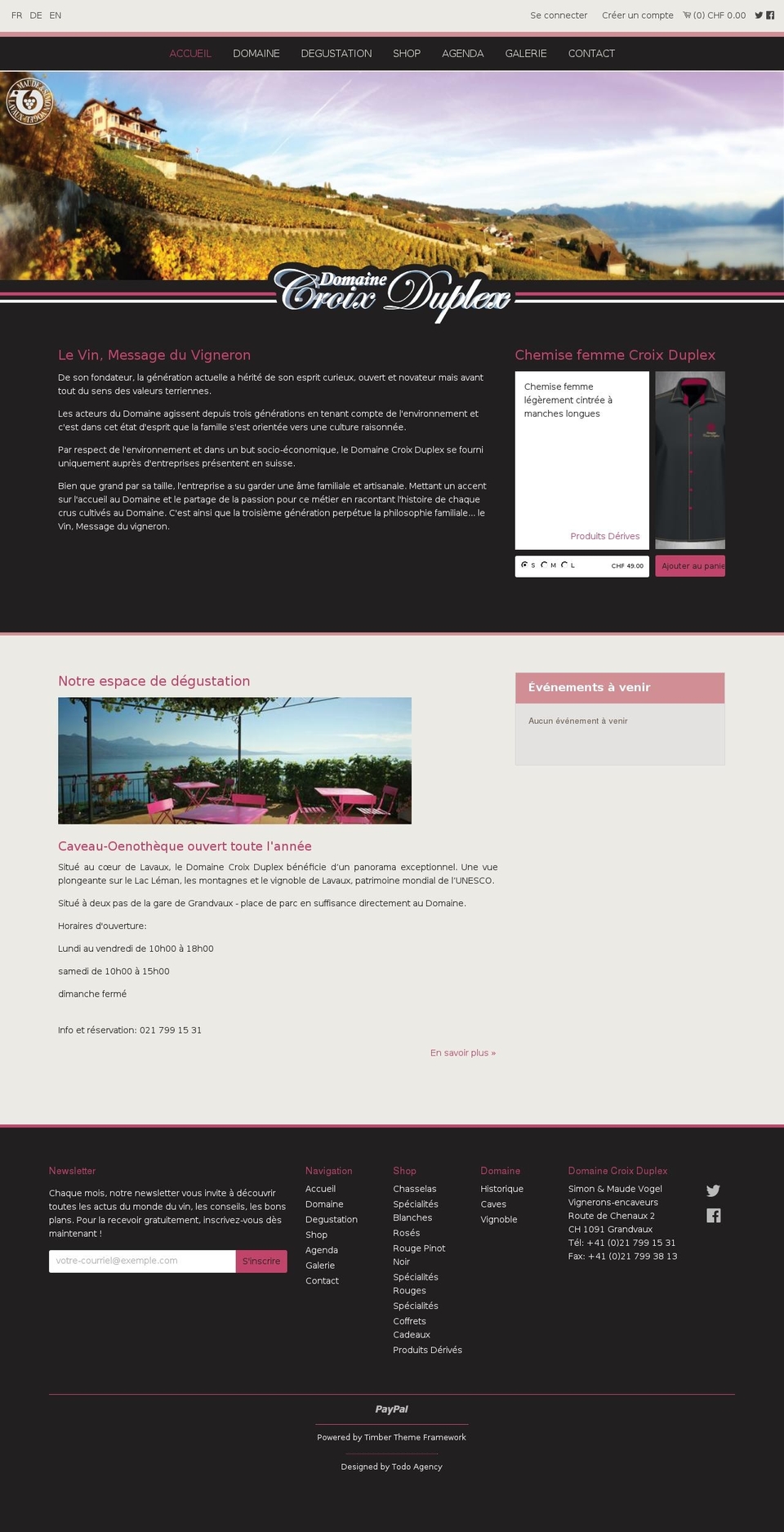 domaine-croix-duplex Shopify theme site example domaine-vogel.com