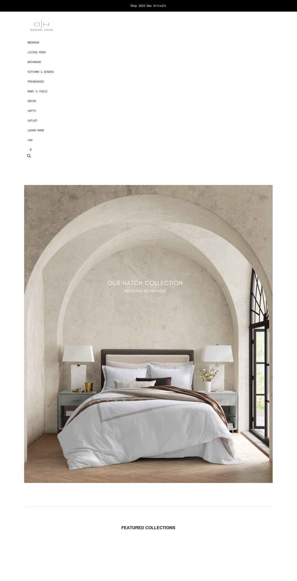 domanihome.com shopify website screenshot