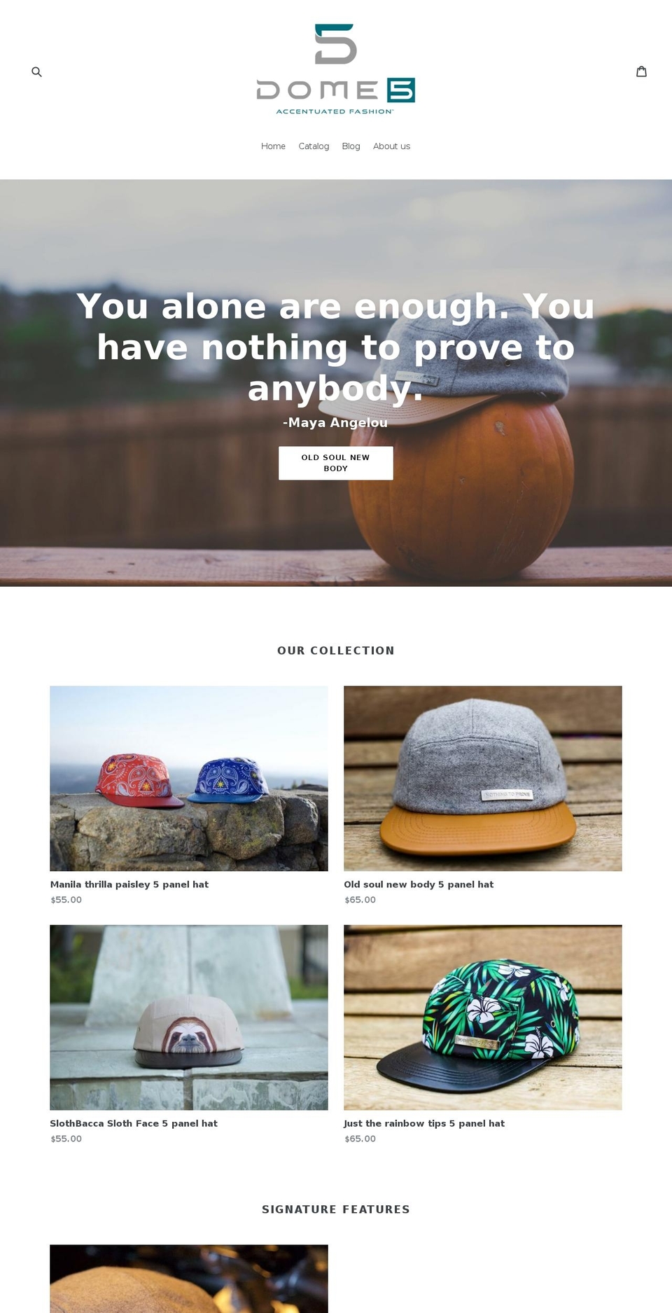 dome5.com shopify website screenshot