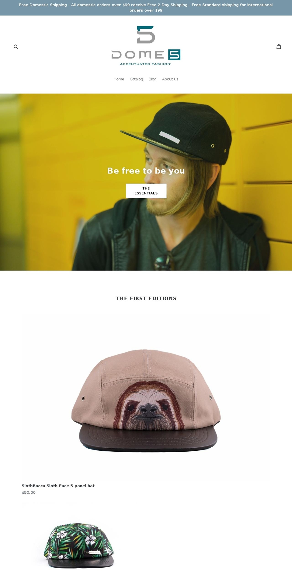 domefive.com — Shopify storefront screenshot