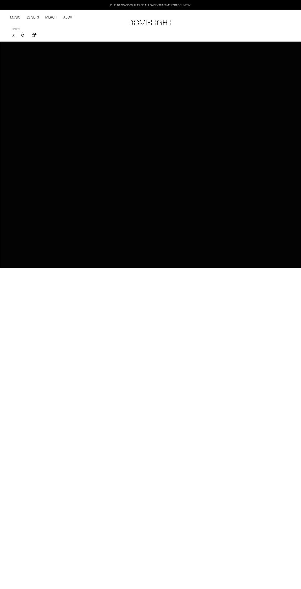 domelightmusic.com shopify website screenshot