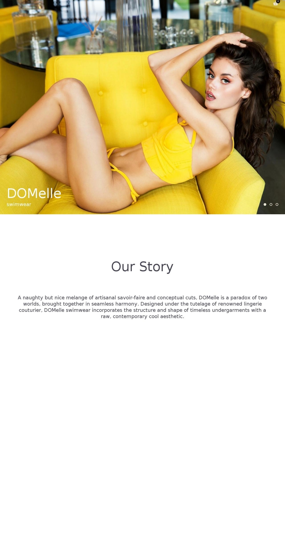 Copy of Showcase Shopify theme site example domelleswim.com