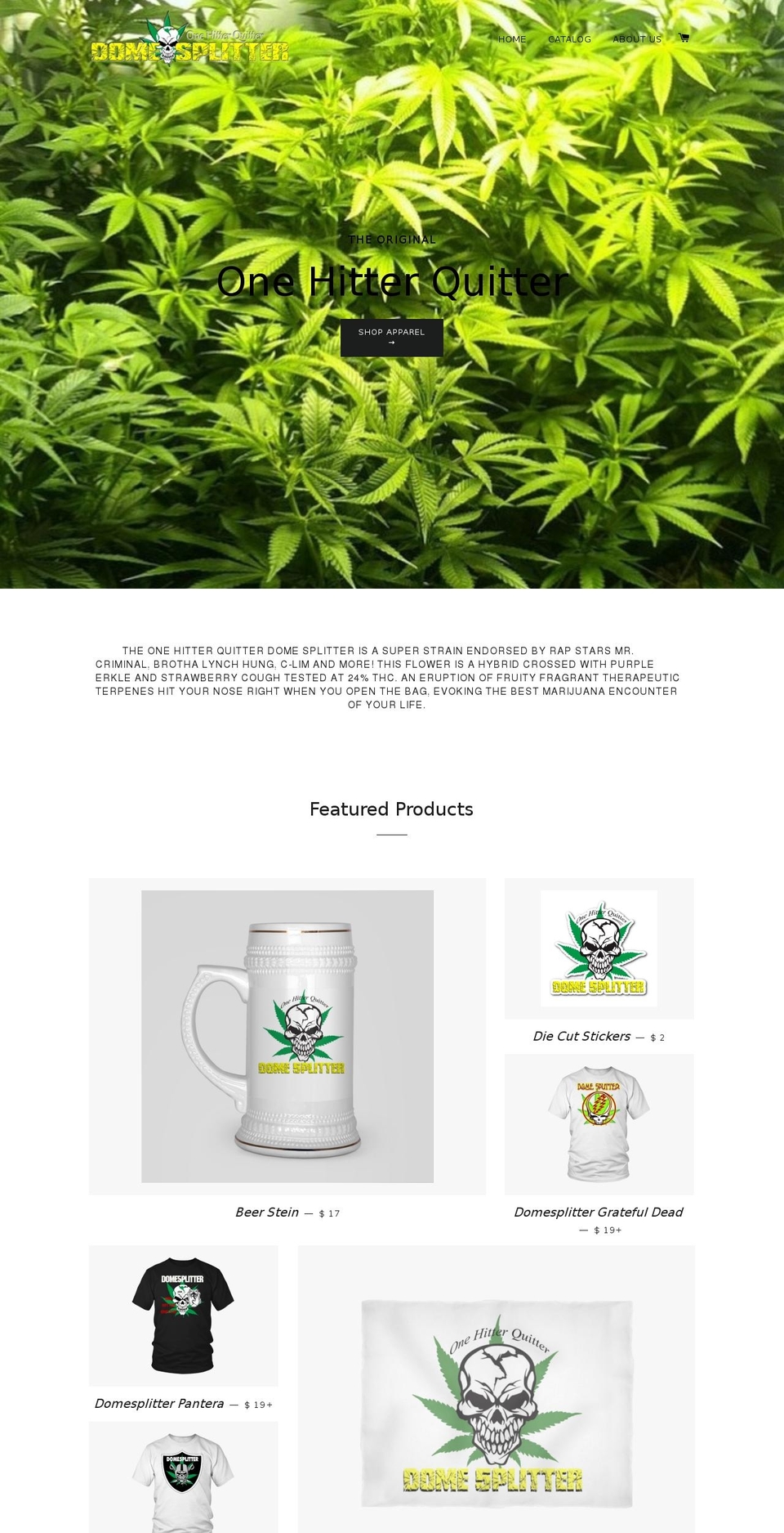 domesplitter.com shopify website screenshot