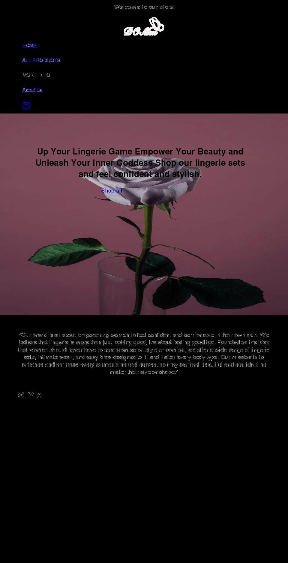 domiii.com shopify website screenshot