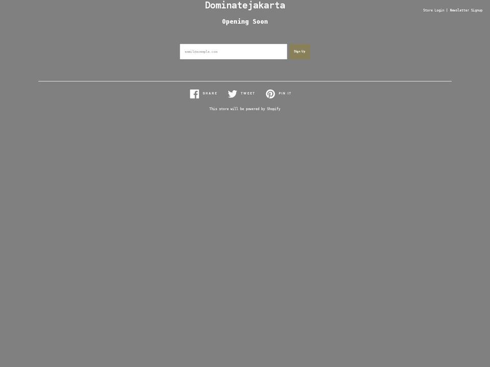 dominatebrigade.com shopify website screenshot