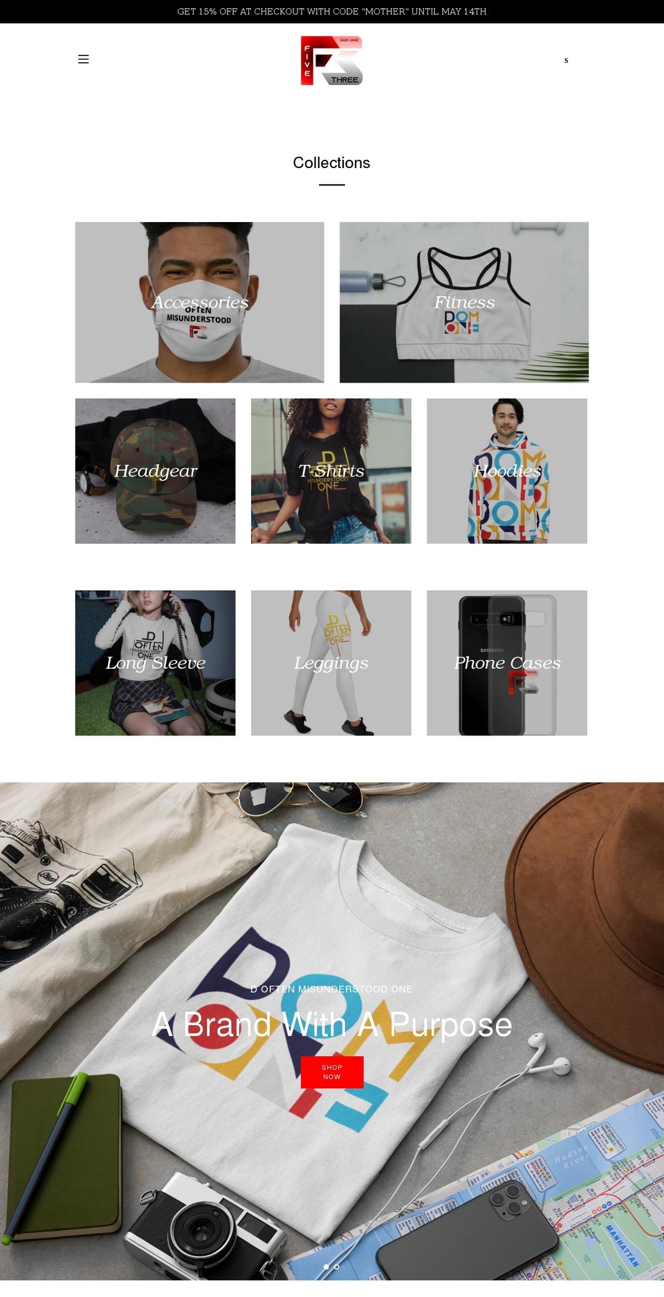 domonestyles.com shopify website screenshot