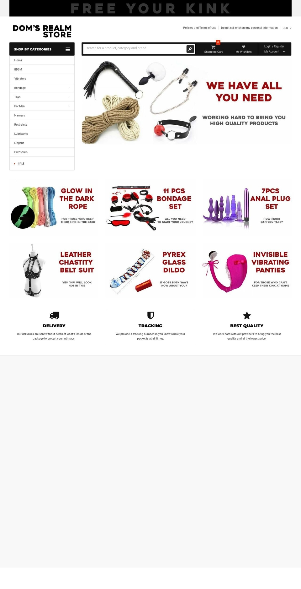 minimart-theme-source Shopify theme site example domsrealmstore.com