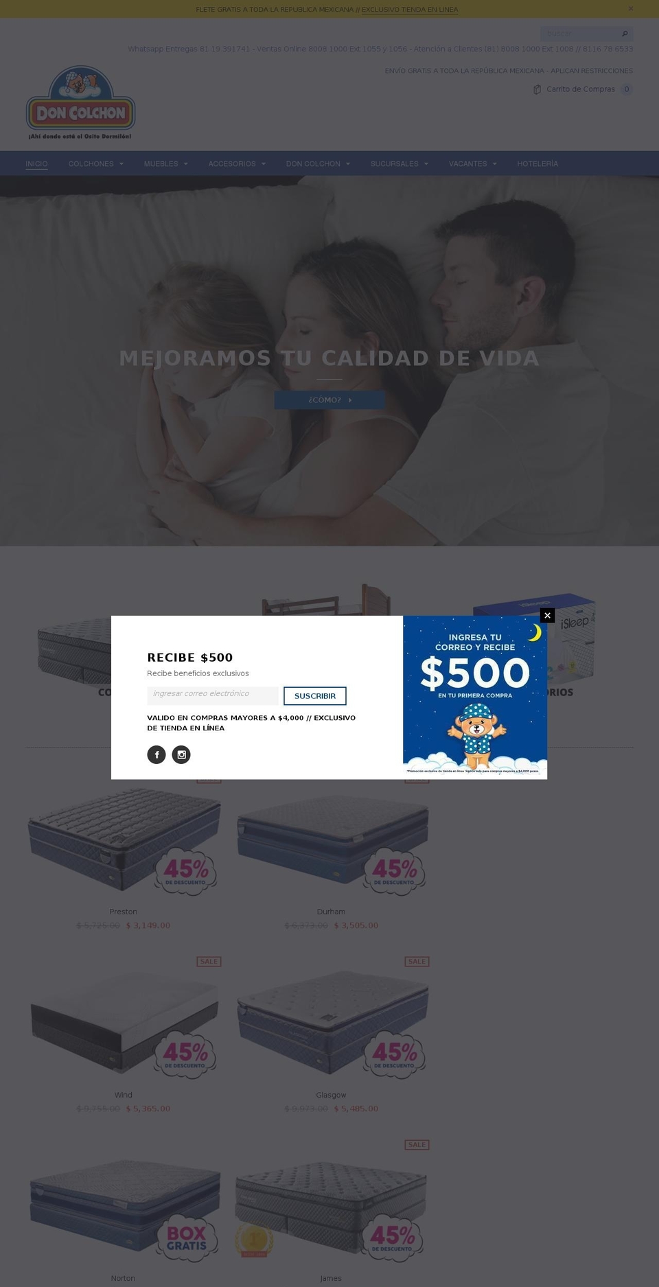 don-colchon.myshopify.com shopify website screenshot