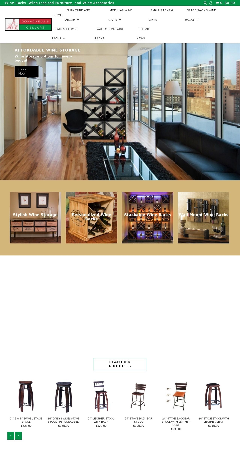 donachellis-home-store.myshopify.com — Shopify storefront screenshot
