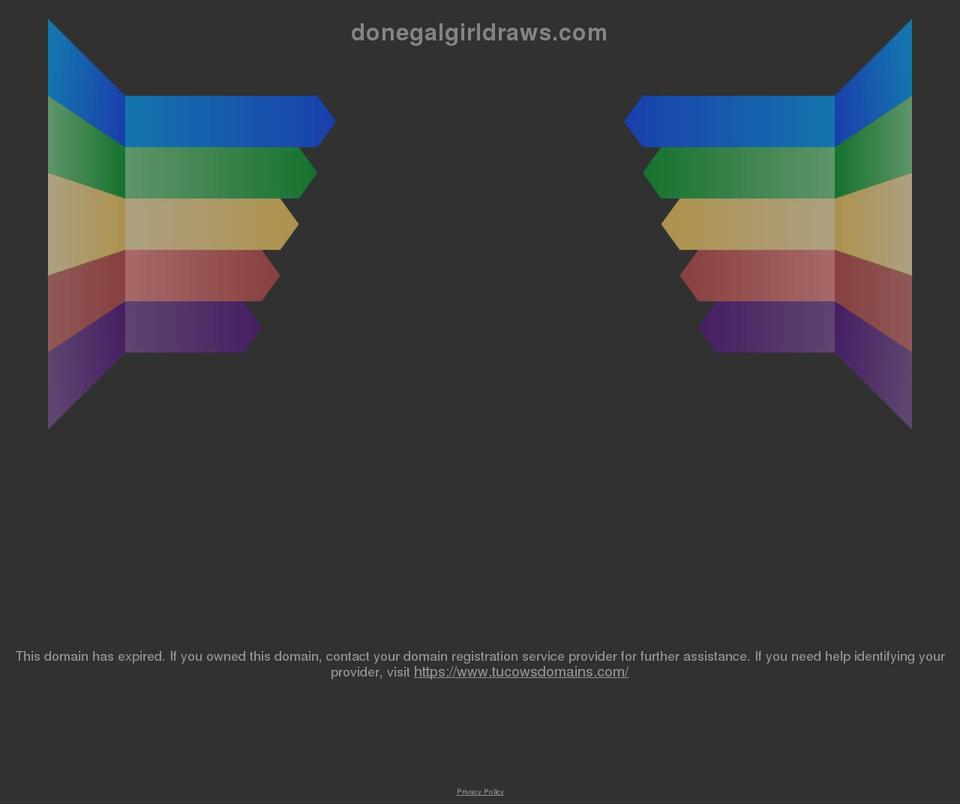 donegalgirldraws.com shopify website screenshot