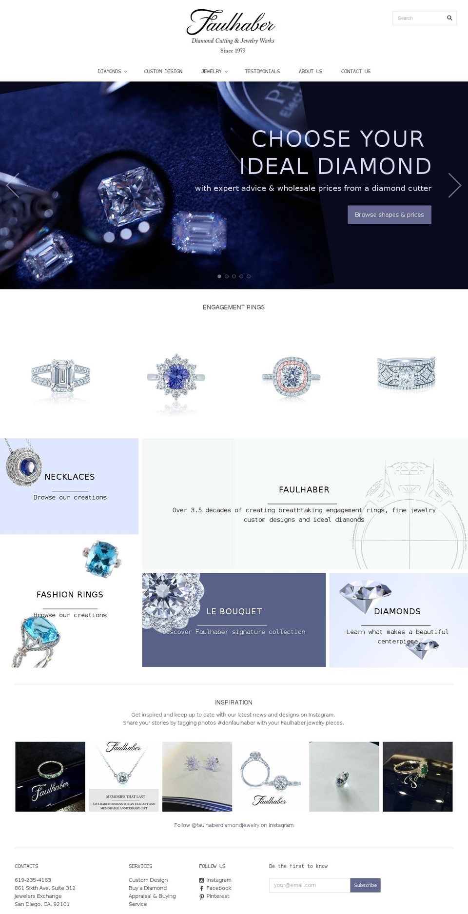 donfaulhaber.com shopify website screenshot