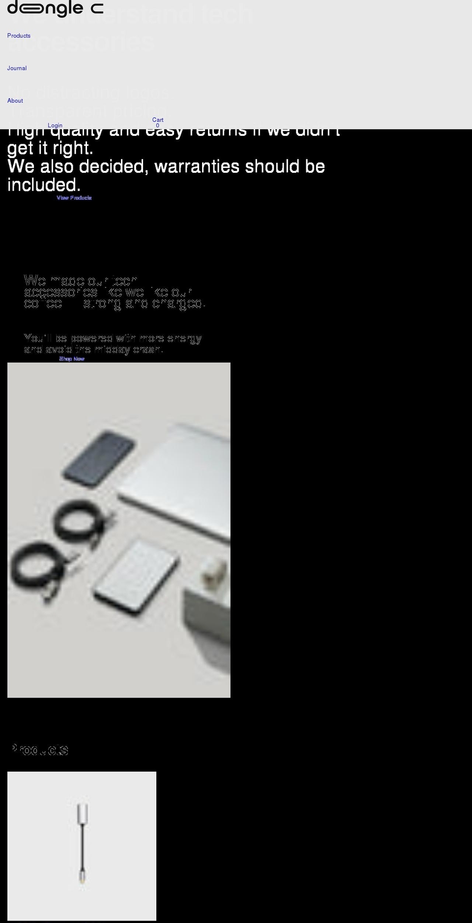donglec.com shopify website screenshot