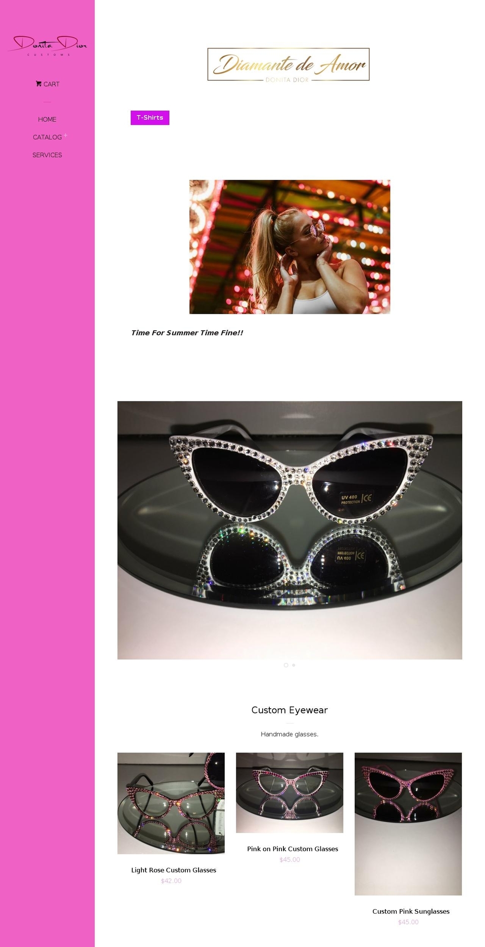donitadior.com — Shopify storefront screenshot