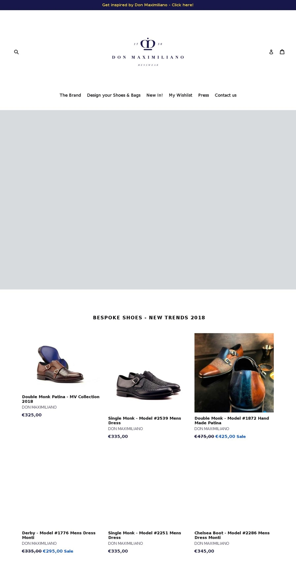 donmaximiliano.com — Shopify storefront screenshot
