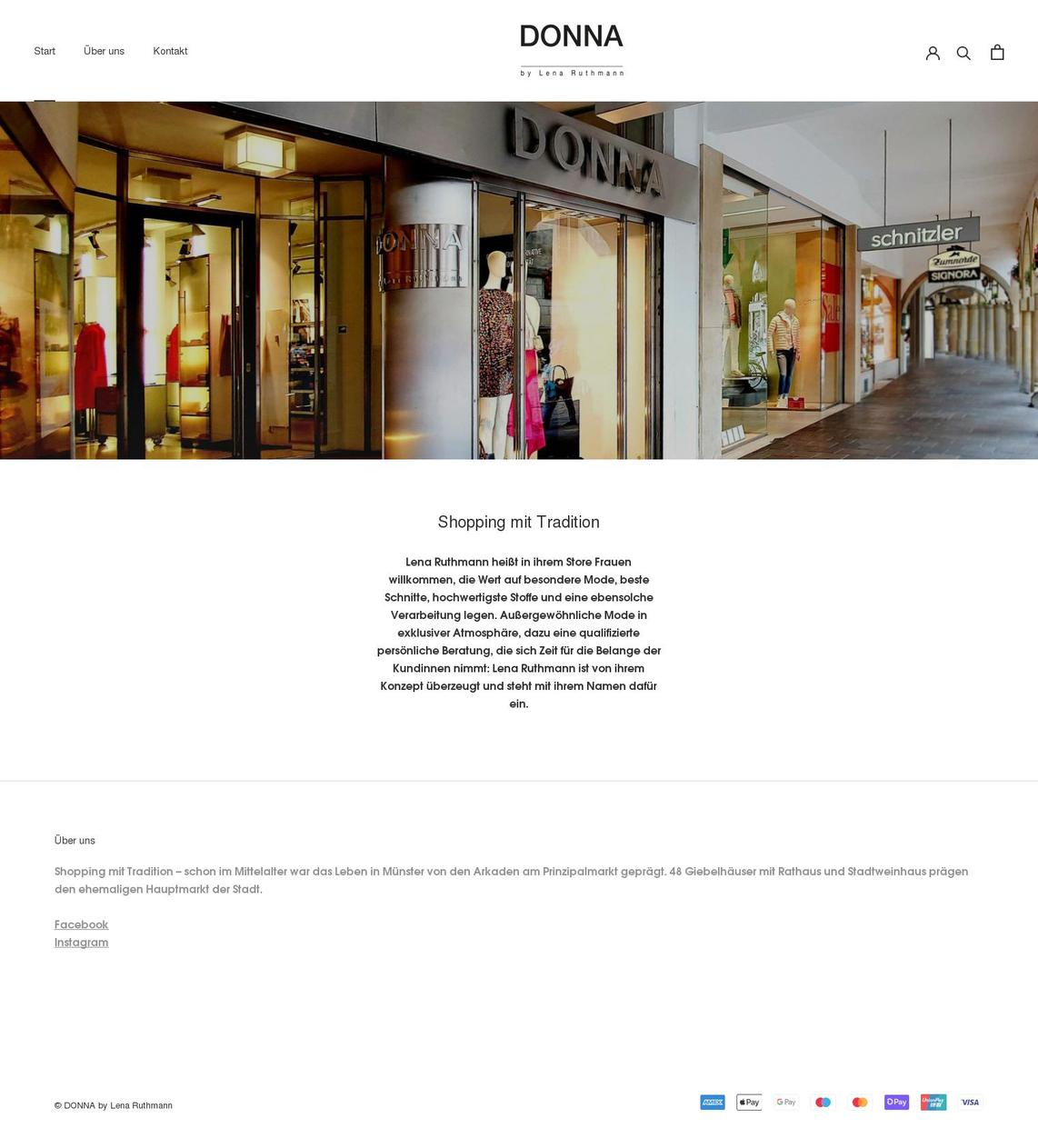 Donna  Theme Shopify theme site example donna-muenster.de