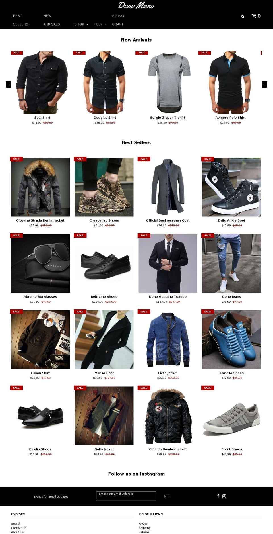 Karmapolice - ic impl Shopify theme site example donomano.com