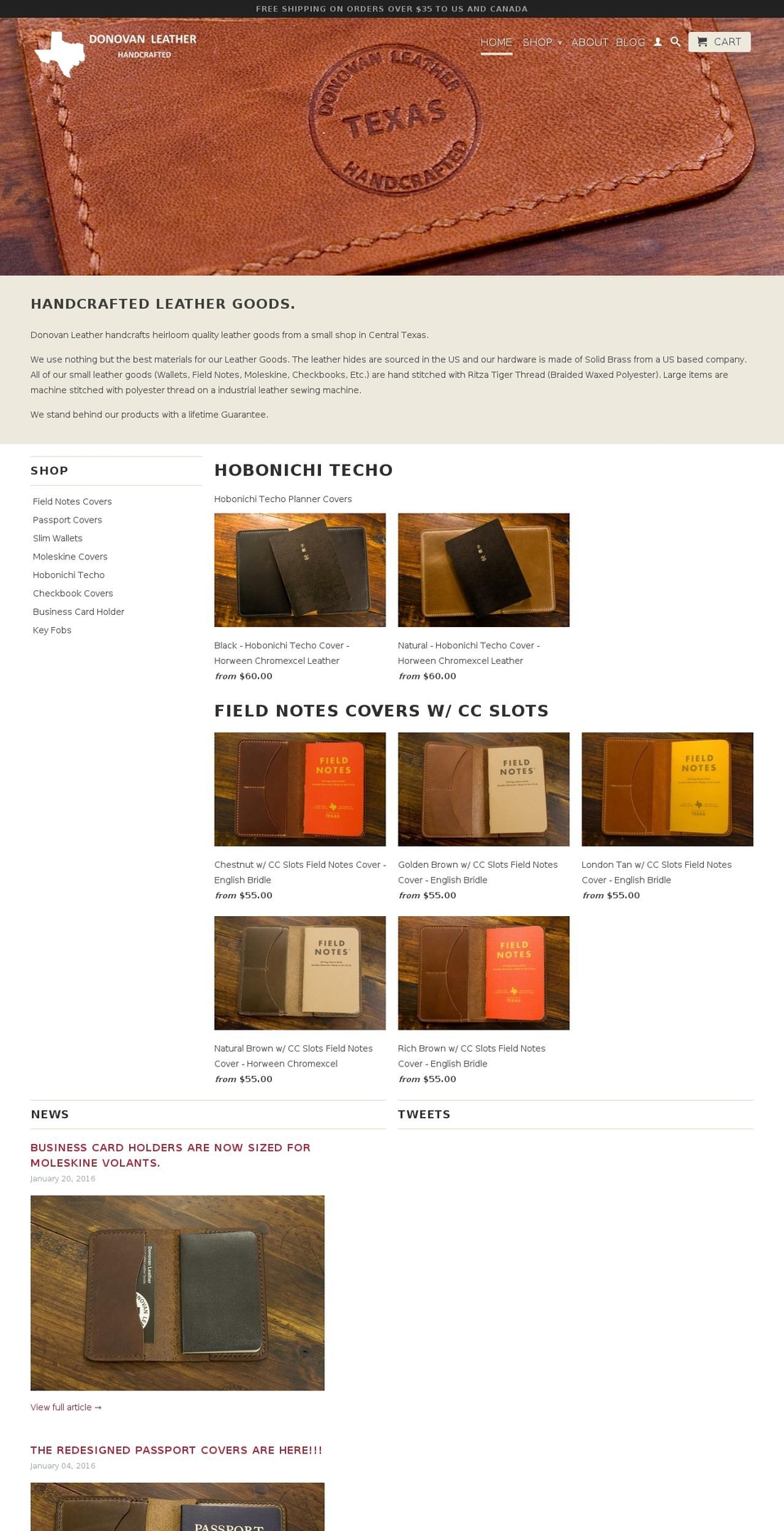 donovanracing.com shopify website screenshot