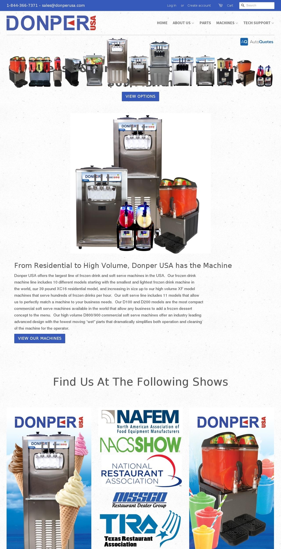 donperusa.com shopify website screenshot