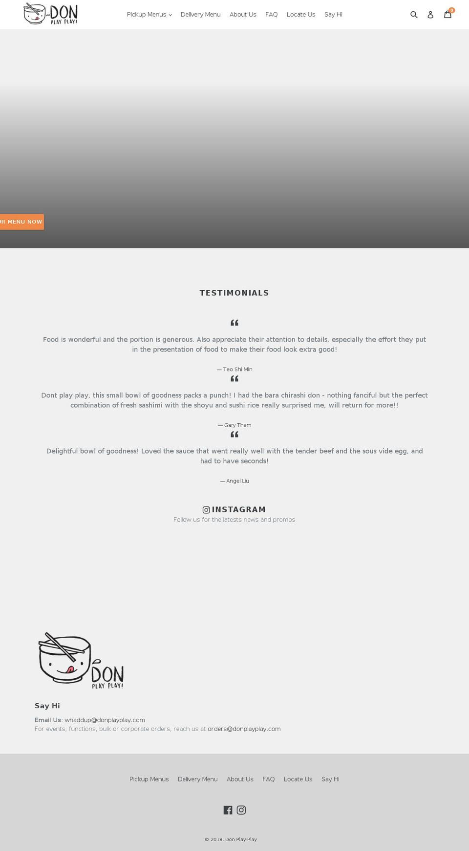 donplayplay.com shopify website screenshot